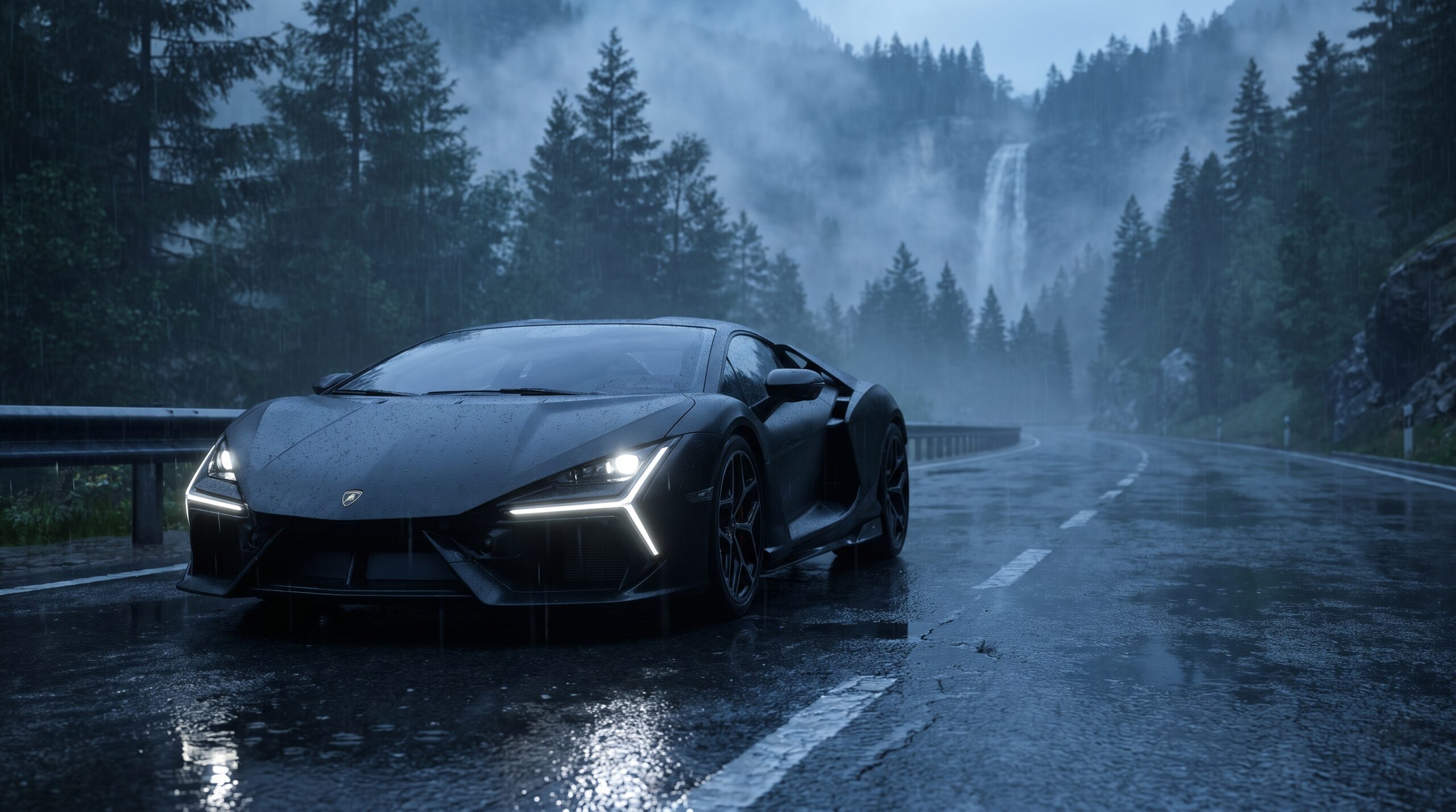 Midnight Hypercar Wallpaper